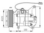 FC1181 Compressor, air conditioning D65161450G D65161K00C MAZDA 2007-